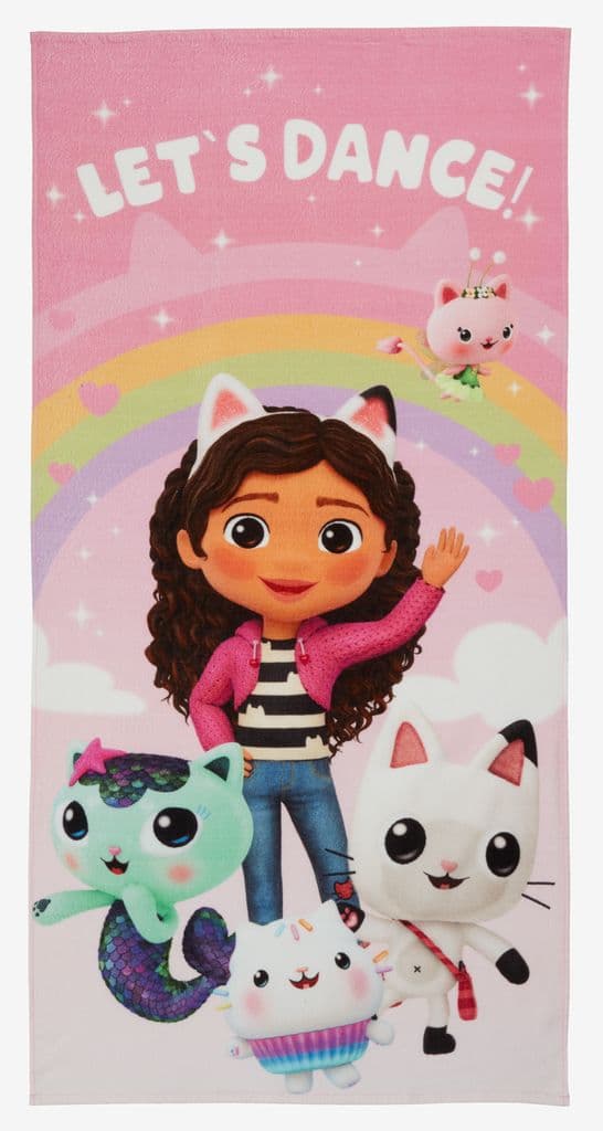 Bath towel GABBY'S DOLLHOUSE 70x140