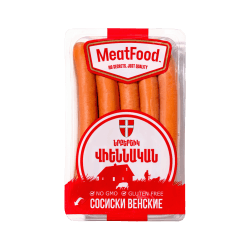 Sausage vienna "Meat Food" (natural gut) kg