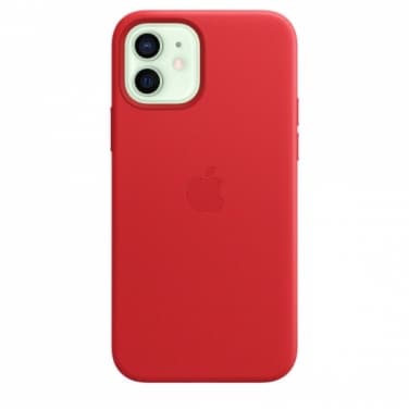 iPhone 12/12 Pro Leather Case MagSafe (MHKD3ZM/A) (PRODUCT)RED