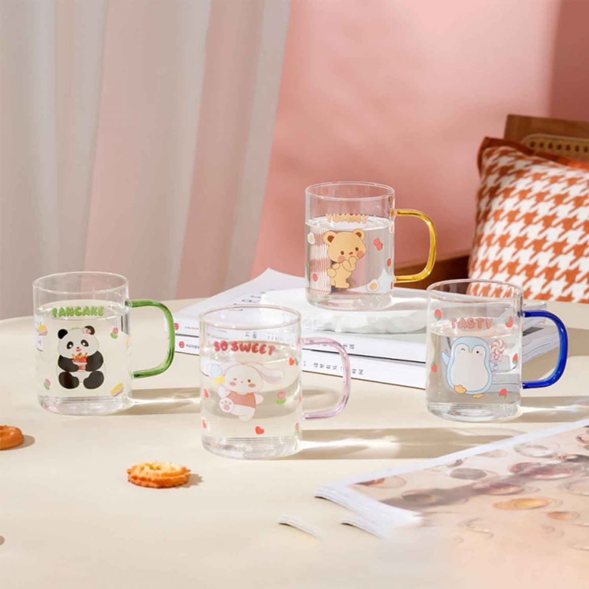 Գավաթներ XIMI 6941963907354 DESSERT SERIES GLASS CUP WITH HANDLE (907354)