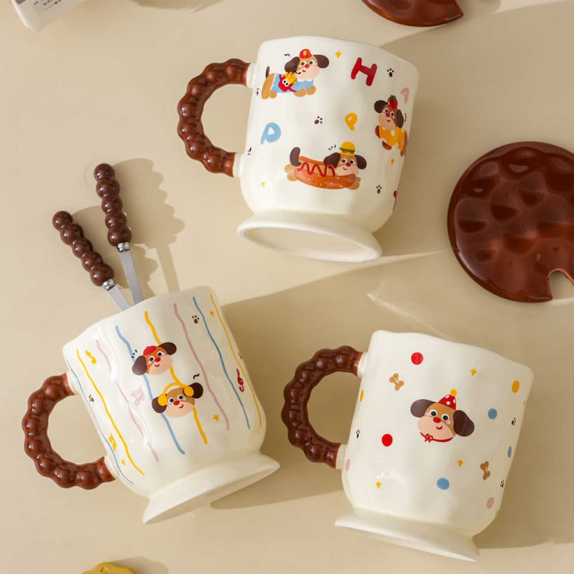 Գավաթներ XIMI 6941963974301 CREATIVE DACHSHUND CERAMIC CUPS (974301)