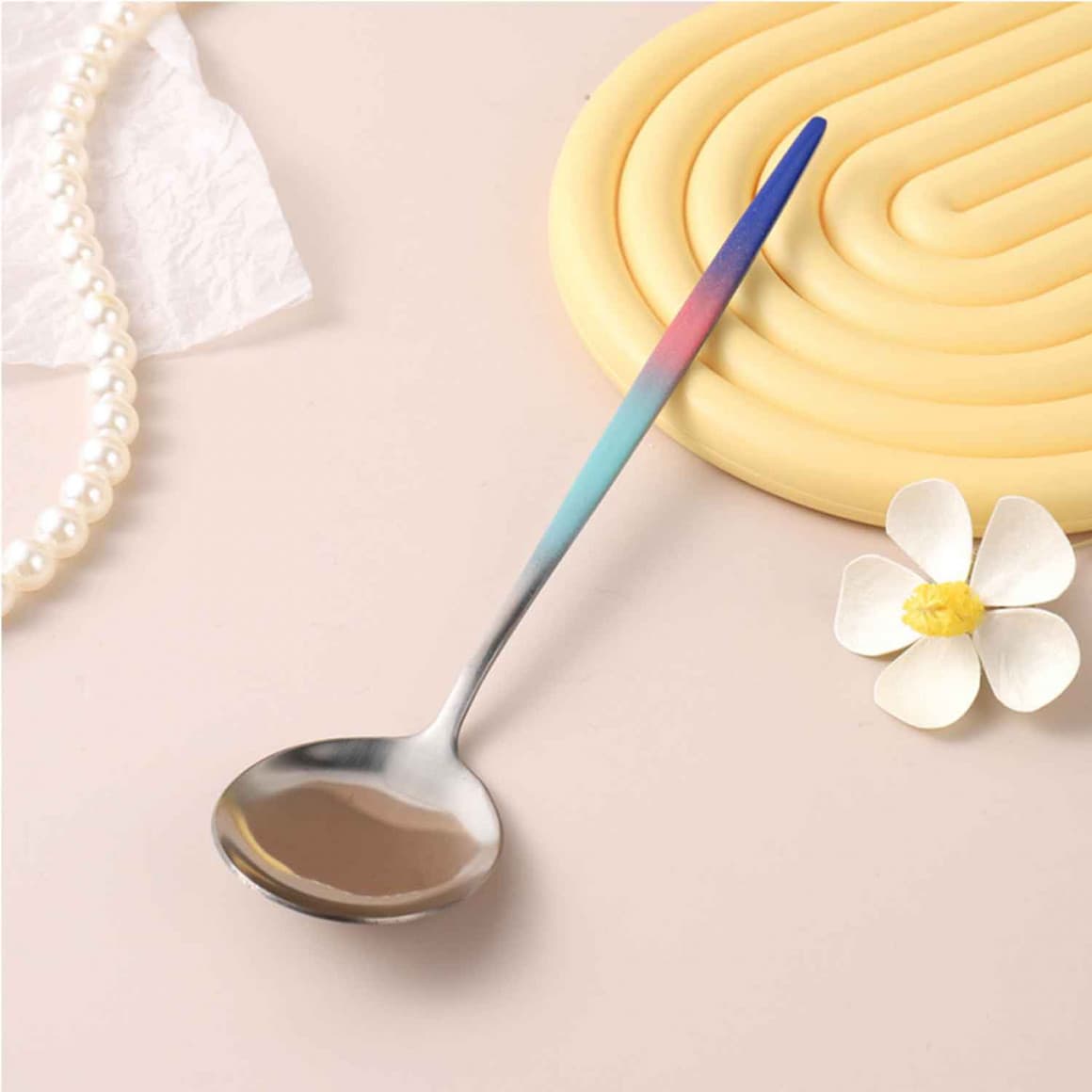 Խոհանոցային պարագաներ XIMI 6942156247684 WORLD SERIES TABLEWARE - SPOON 1 PC (COLORFUL) (247684)